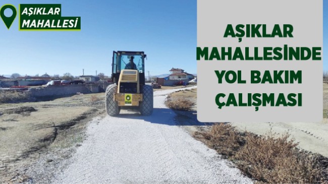 Ereğli Belediyesi Aşıklar Mahallesi’nde Yol Bakım ve Onarım Çalışması Gerçekleştirdi