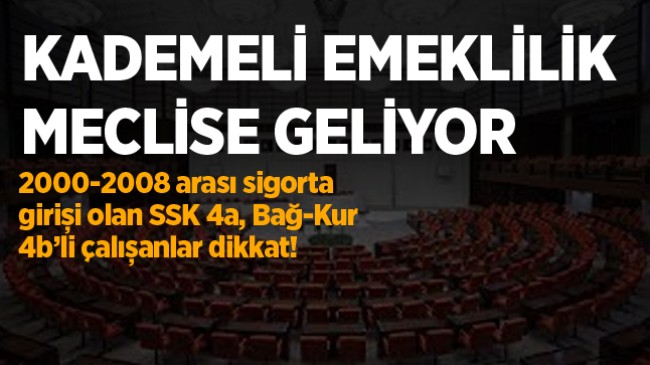 İkinci EYT ve Kısmi Emeklilik İçin Meclise Yasa Tasarısı Geliyor