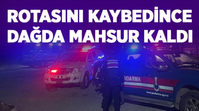 Hasan Dağında Mahsur Kalan Dağcı AFAD Ekiplerince Kurtarıldı