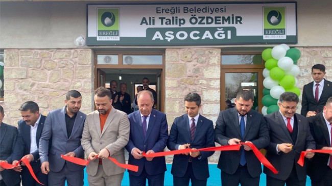Ereğli Belediyesi Ali Talip Özdemir Aş Ocağı Muhteşem Bir Programla Hizmete Açıldı