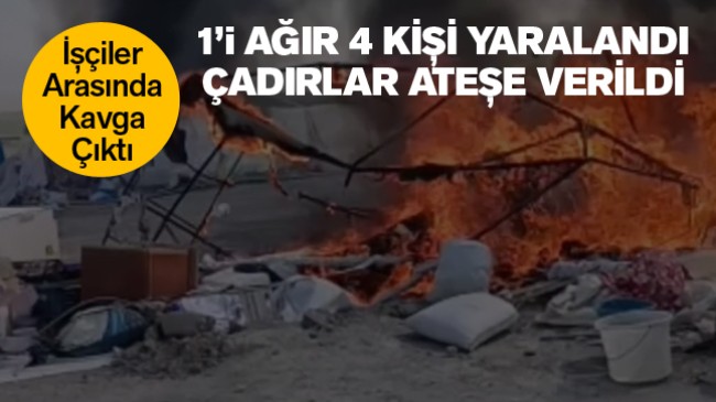 Ereğli’de İki İşçi Grubu Arasında Çıkan Kavgada 1’i Ağır 4 Kişi Yaralandı