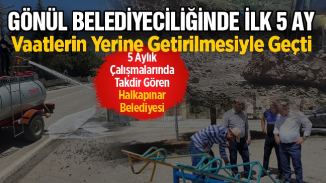 Halkapınar Belediye Başkanı Vardar, Seçim Vaatlerini Yerine Getiriyor