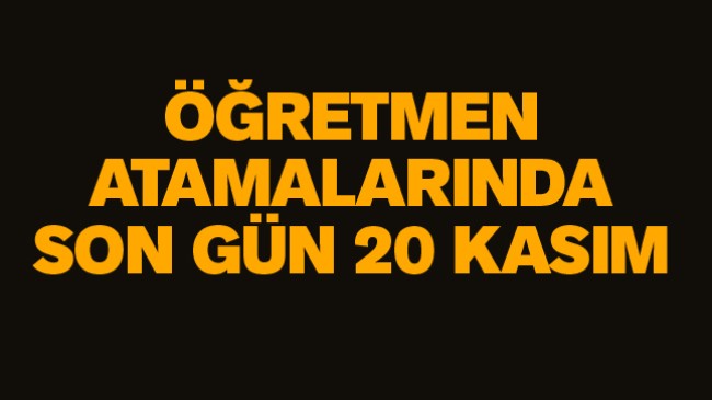 Öğretmen Atamalarında Süreç Başladı