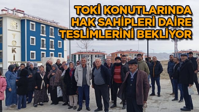 Ereğli’de 4. Etap TOKİ Hak Sahipleri Dairelerinin Teslim Edilmesini İstiyor