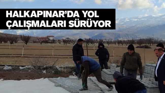 Mehmet Vardar, Yol Çalışmalarını Yerinde İnceledi