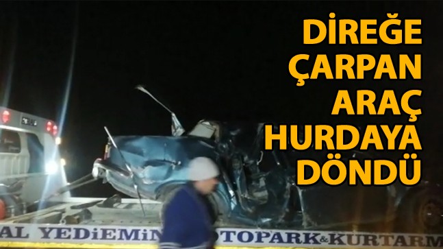 Direksiyon Hakimiyetini Kaybeden Otomobil Kaza Yaptı: 1 Ölü 3 Yaralı