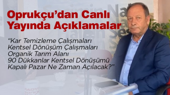 Ereğli Belediye Başkanı Oprukçu, Canlı Yayında Soruları Cevapladı