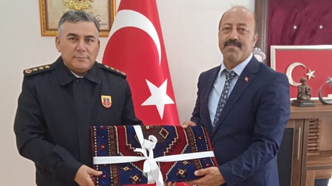 Konya İl Jandarma Komutanı Yardımcısından Halkapınar Belediyesine Ziyaret