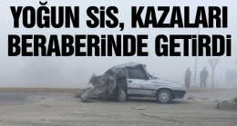 Sis Nedeni İle Görüş Açısı Düşen Ereğli-Konya Yolunda Trafik Kazaları Meydana Geldi