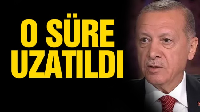 Cumhurbaşkanı Erdoğan’dan Canlı Yayında Süre Uzatımı Açıklaması