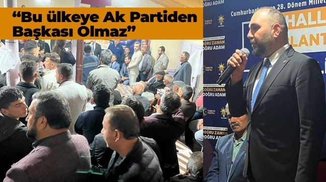 AK Parti Konya Milletvekili Adayı Burhanettin Sevencan Karaburun Mahallesinde Konuştu