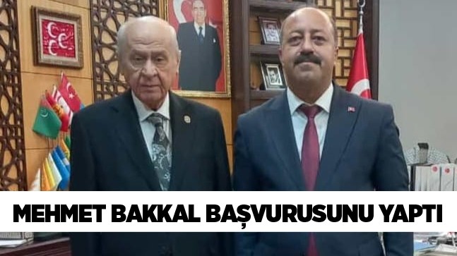 Halkapınar Belediye Başkanı Mehmet Bakkal, Aday Adaylığı Başvurusunu Yaptı